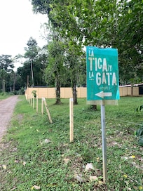 Signs along the road, keep going!