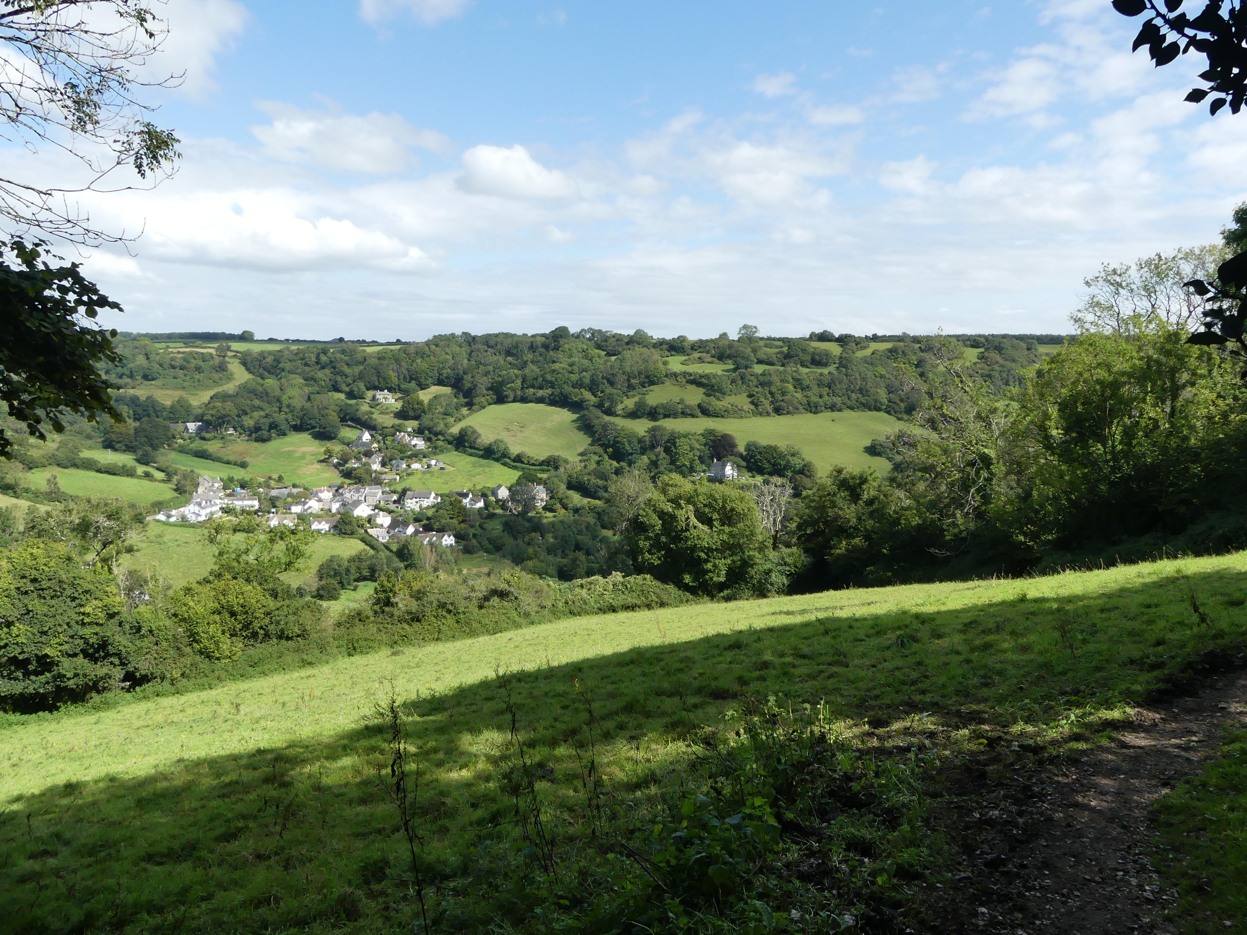 Branscombe from Ball Hill