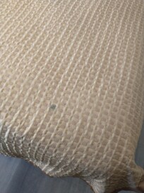 Non smoking but my linens had food, hair and burn holes