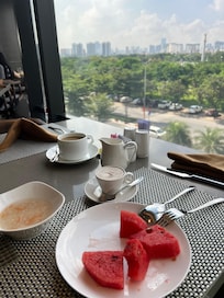 View at breakfast