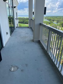 Balcony supposedly 5 star hotel