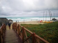 Beach is like 200m from hotel