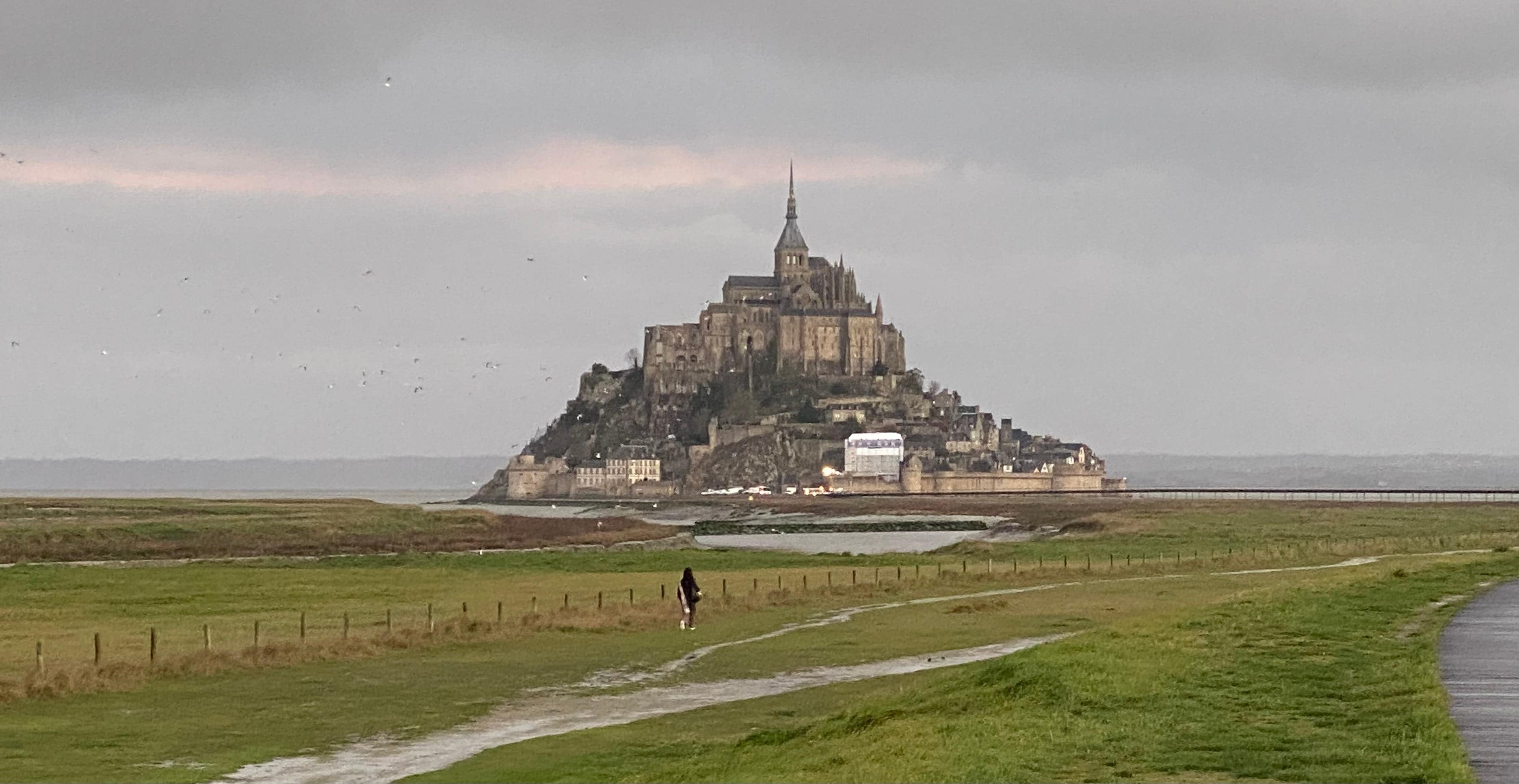 How close you are to Mount St. Michele.