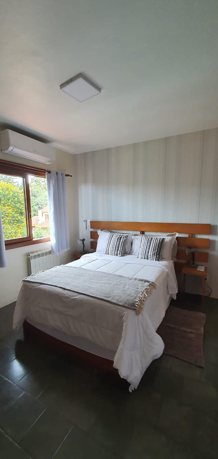 Quarto da Pousada Flor de Canela.