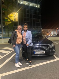 De chauffeur bood aan een foto te maken omdat wij onder de indruk waren