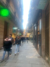 Ruelles avec boutiques quartier gothic