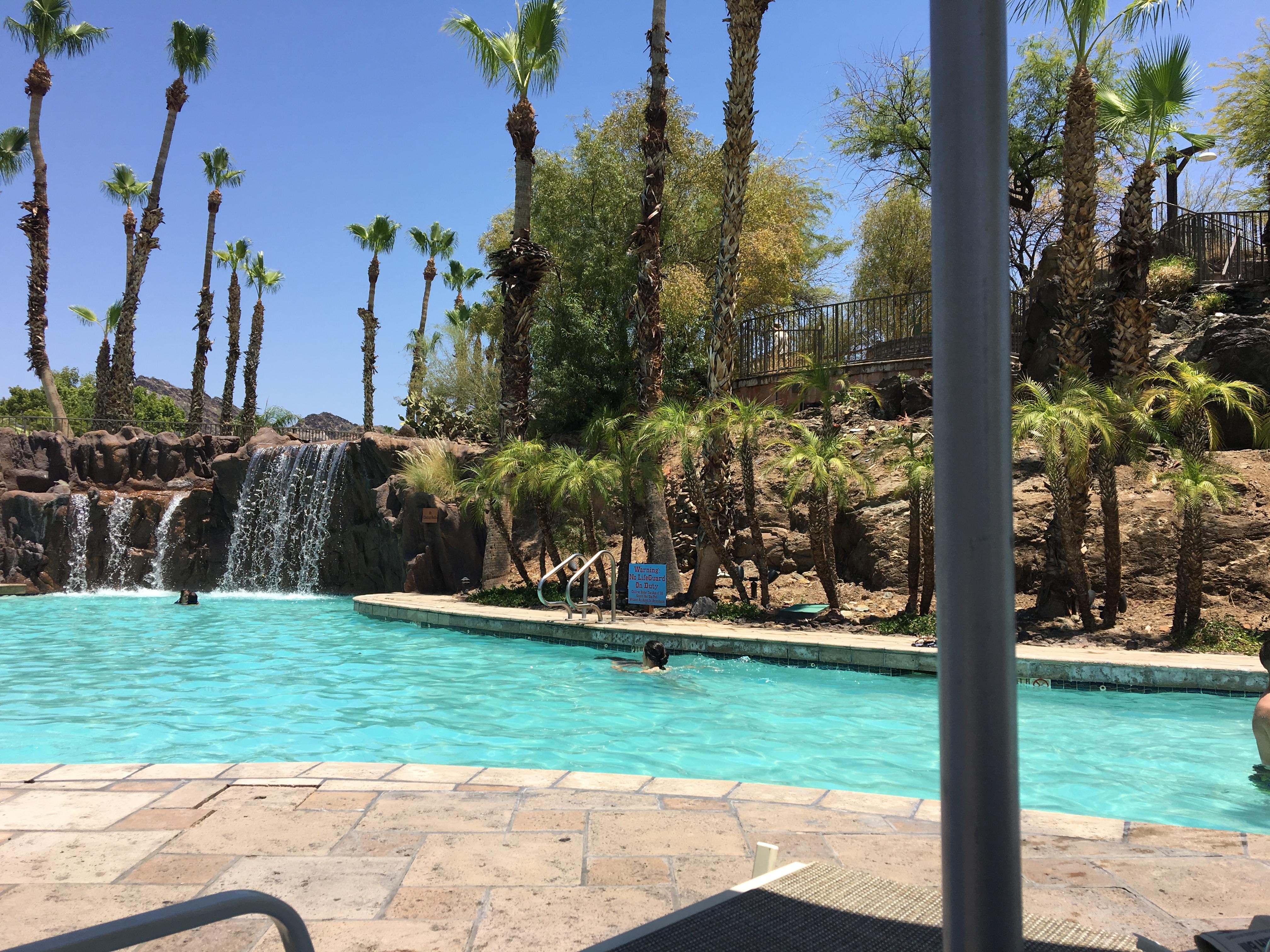 River Ranch main pool. Waterfall was fun.
