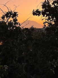 I could see Mt Agung from my room early in the morning