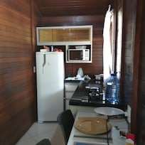 Cozinha e bancada.
