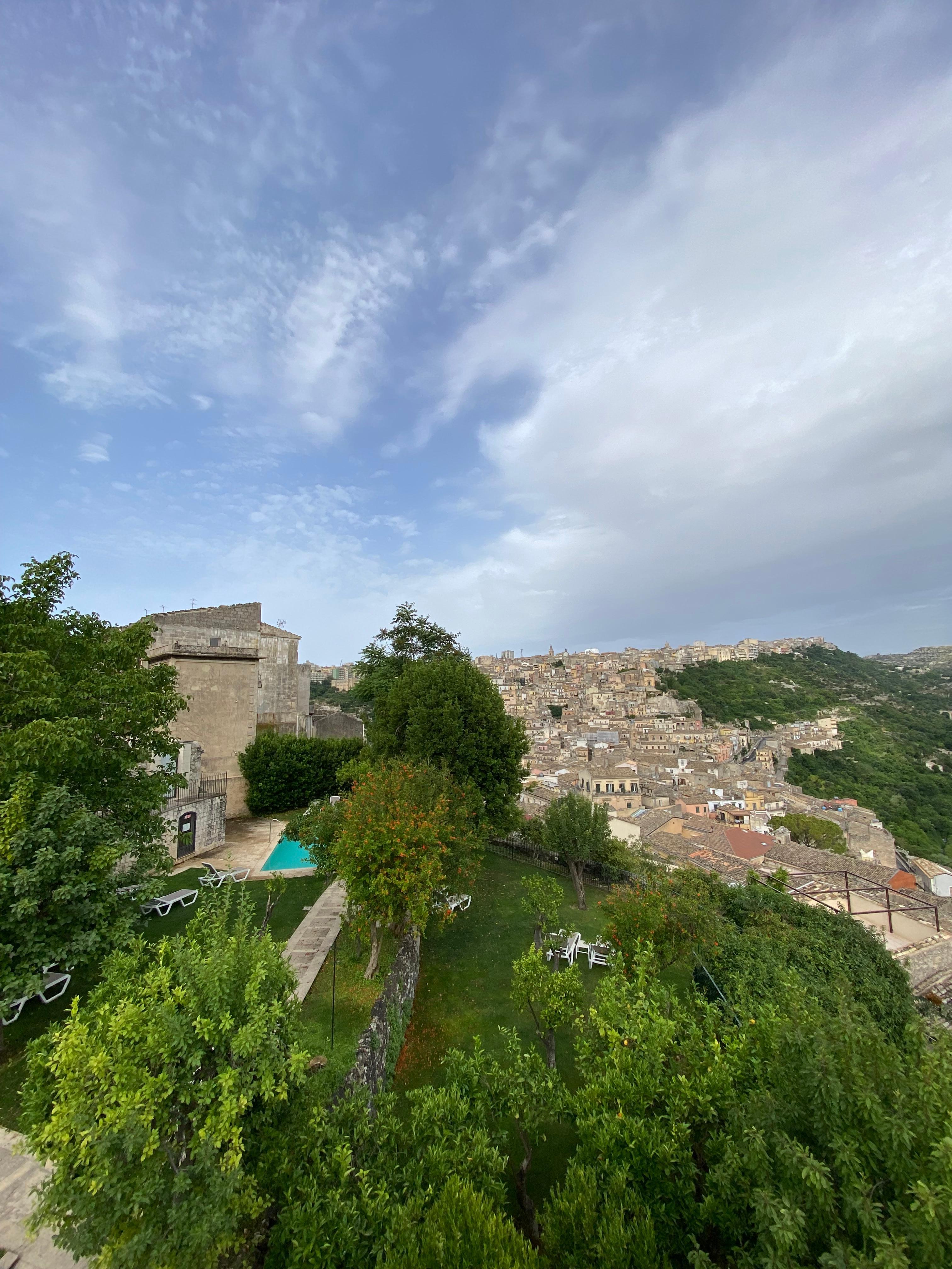 View from the rooftop terrace