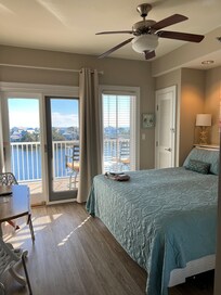 Bedroom overlooking the lake