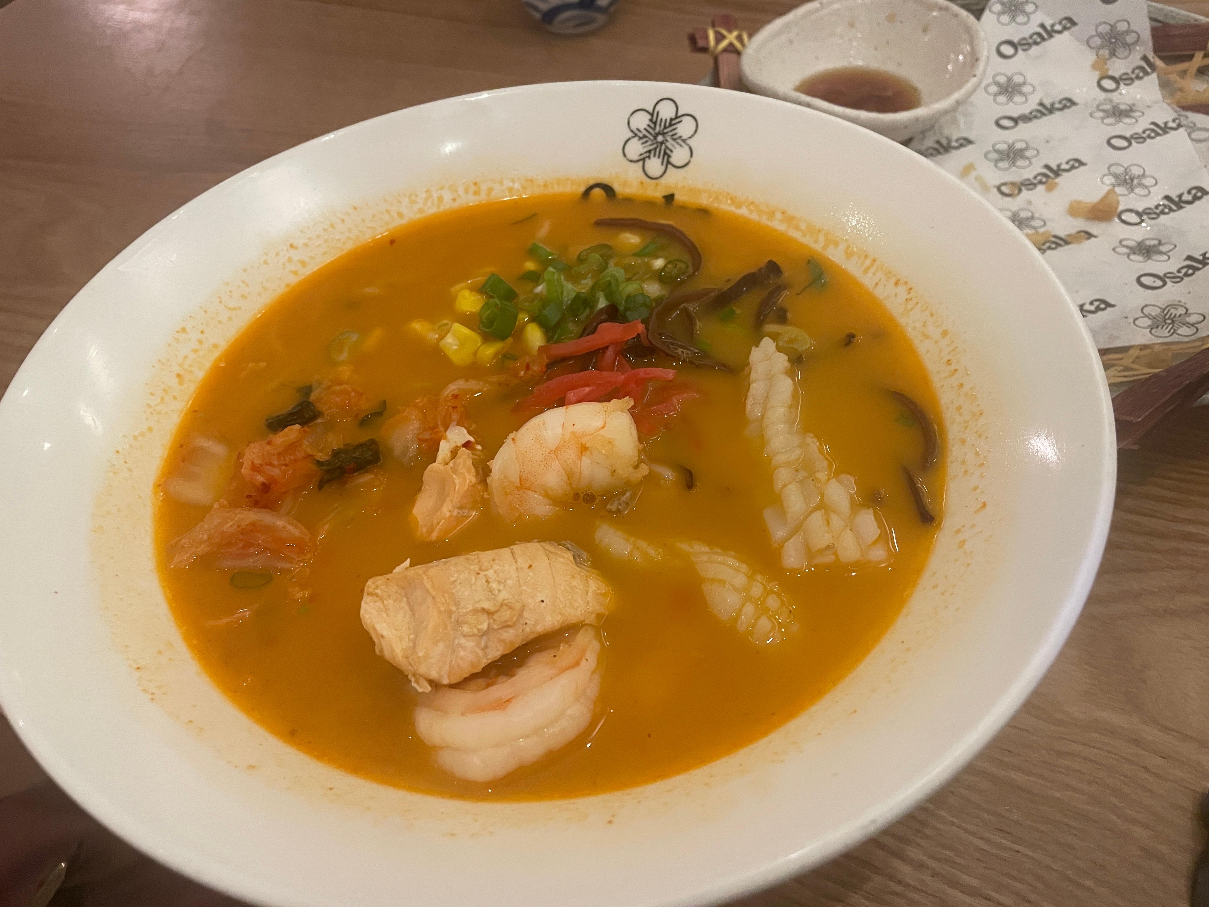 Kimchi seafood noodle (Osaka @Oracle)