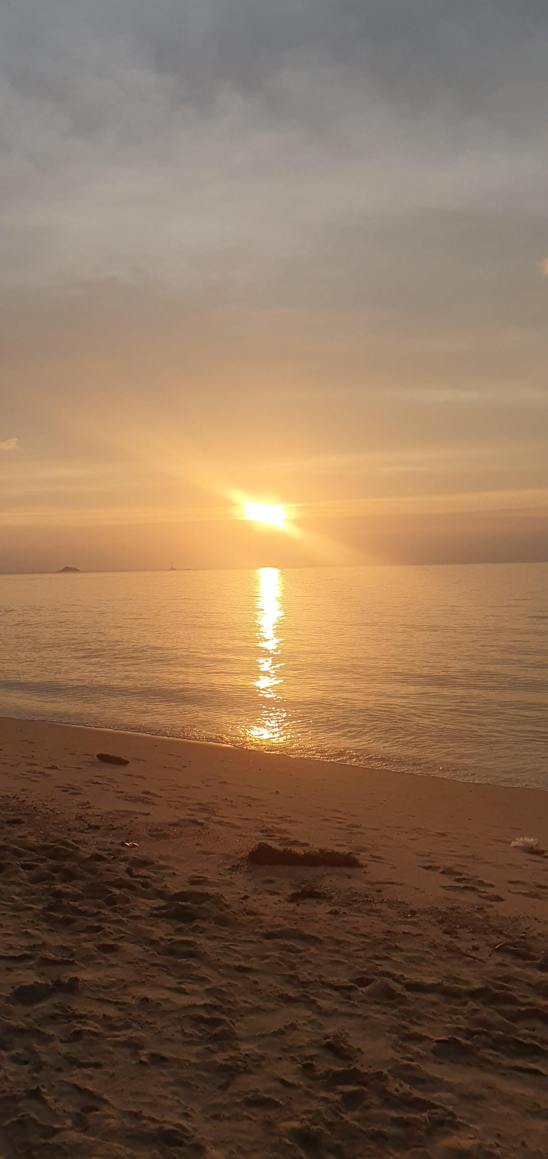 Sunset at the beach