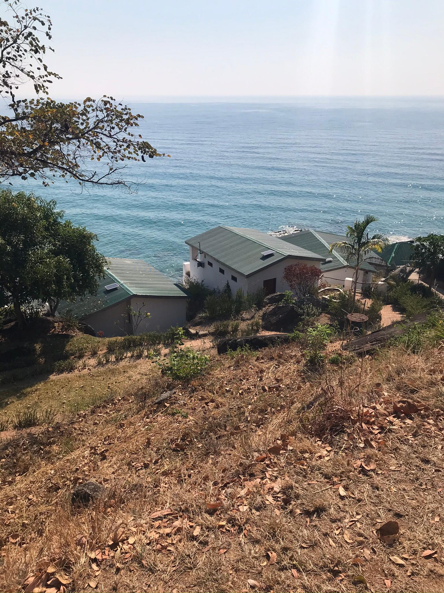 Lodges overlooking the lake