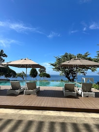 View from the main pool.