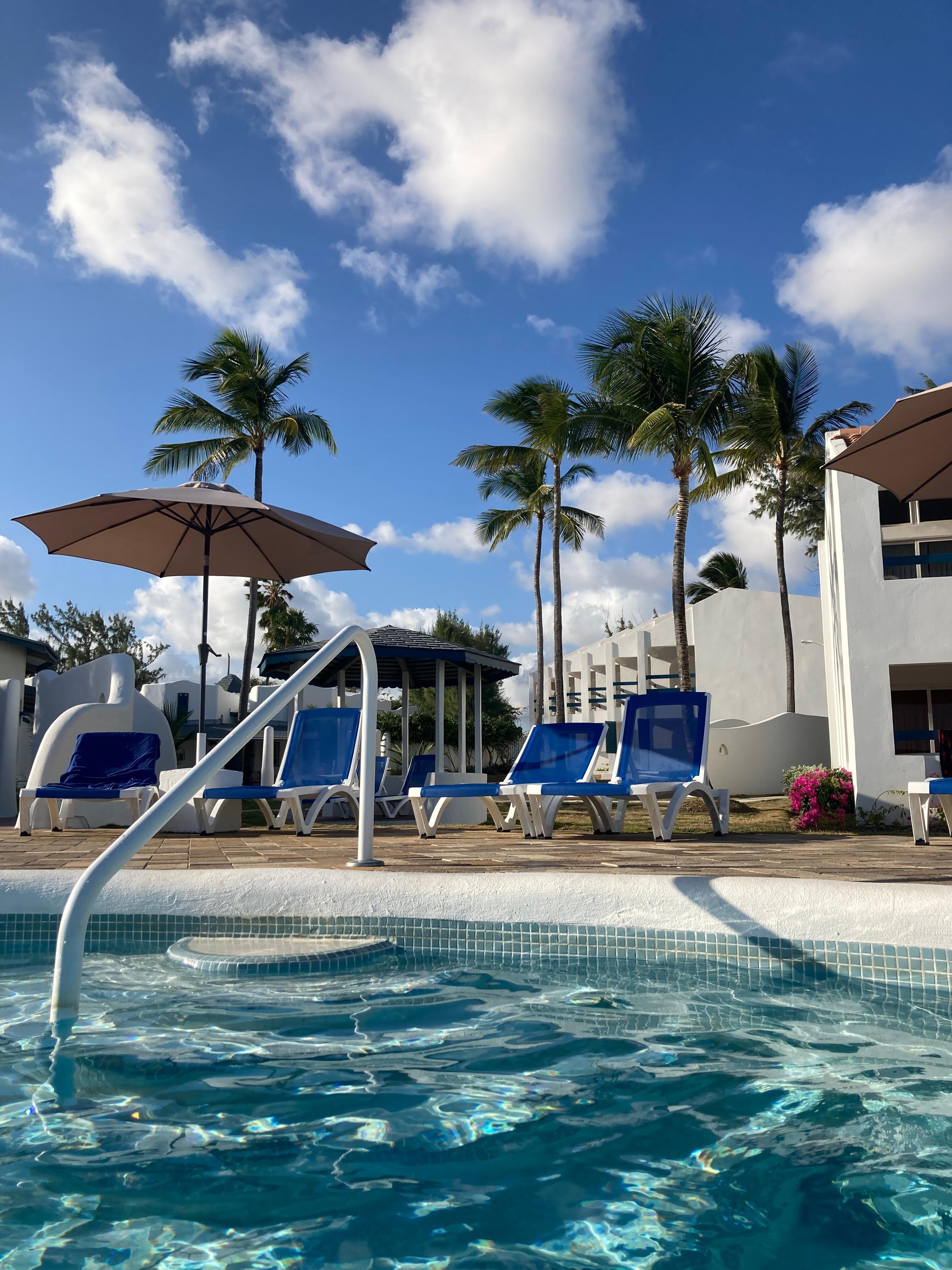 View from the pool