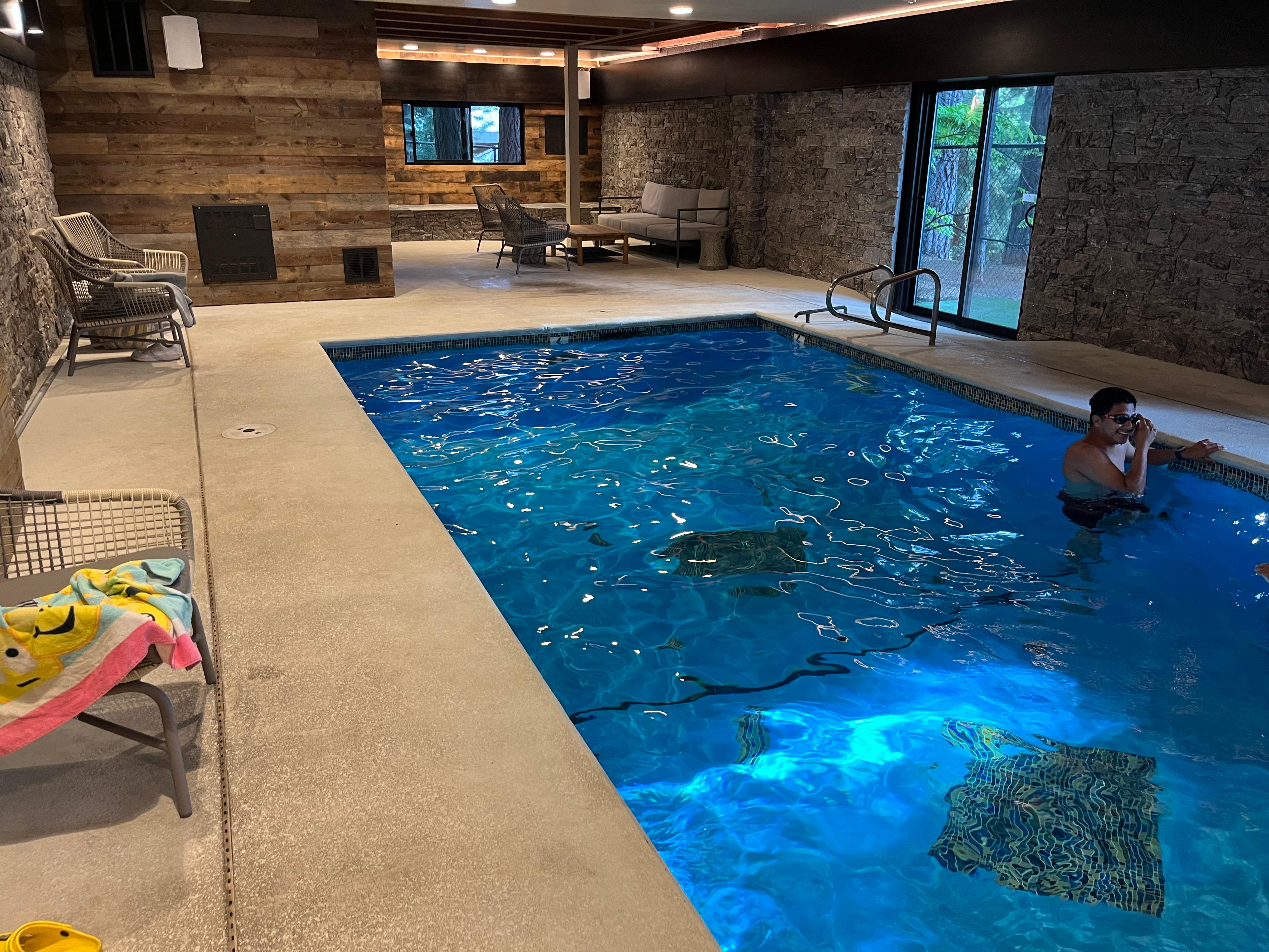 Indoor heated pool 