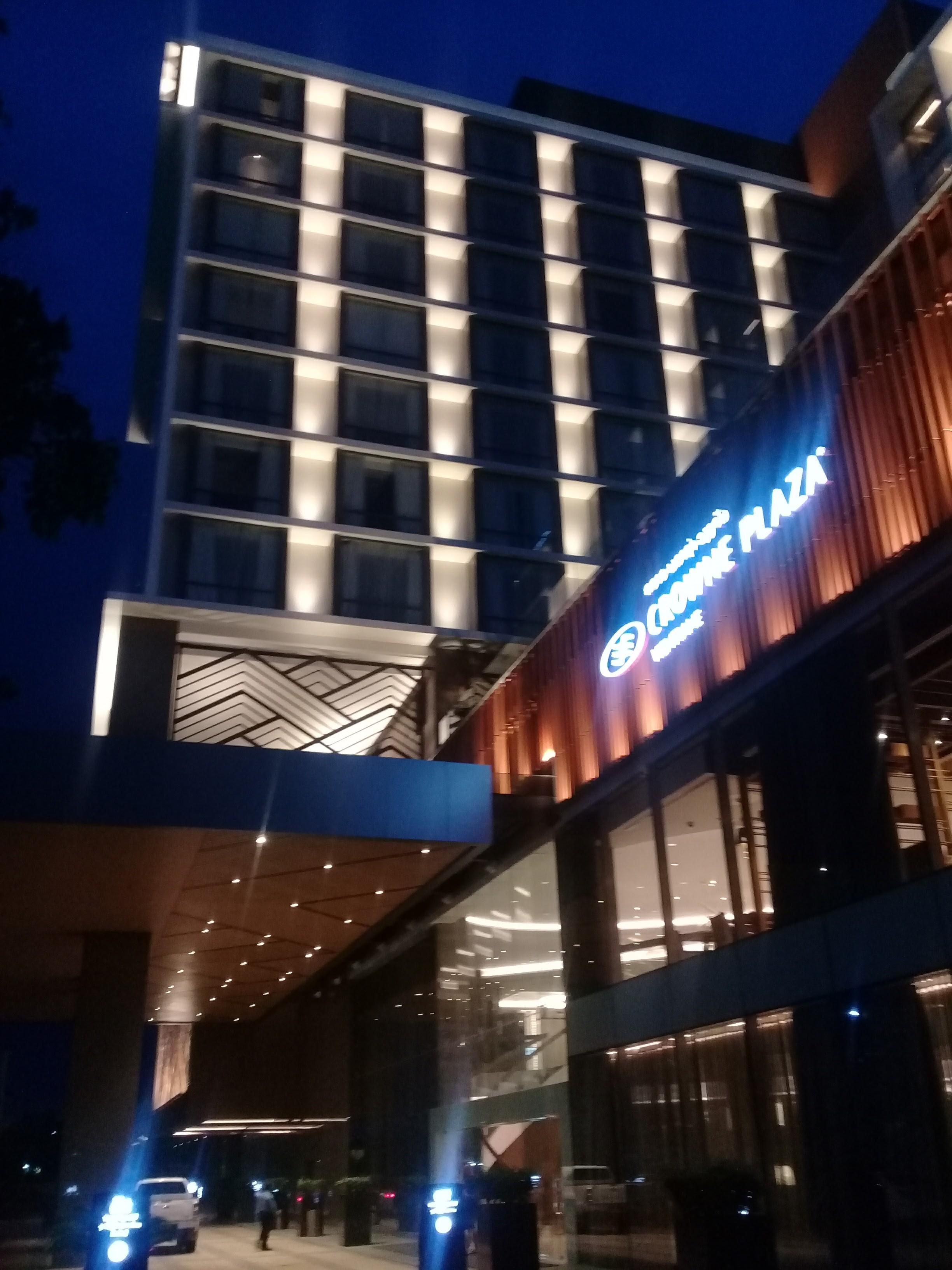Hotel at dusk