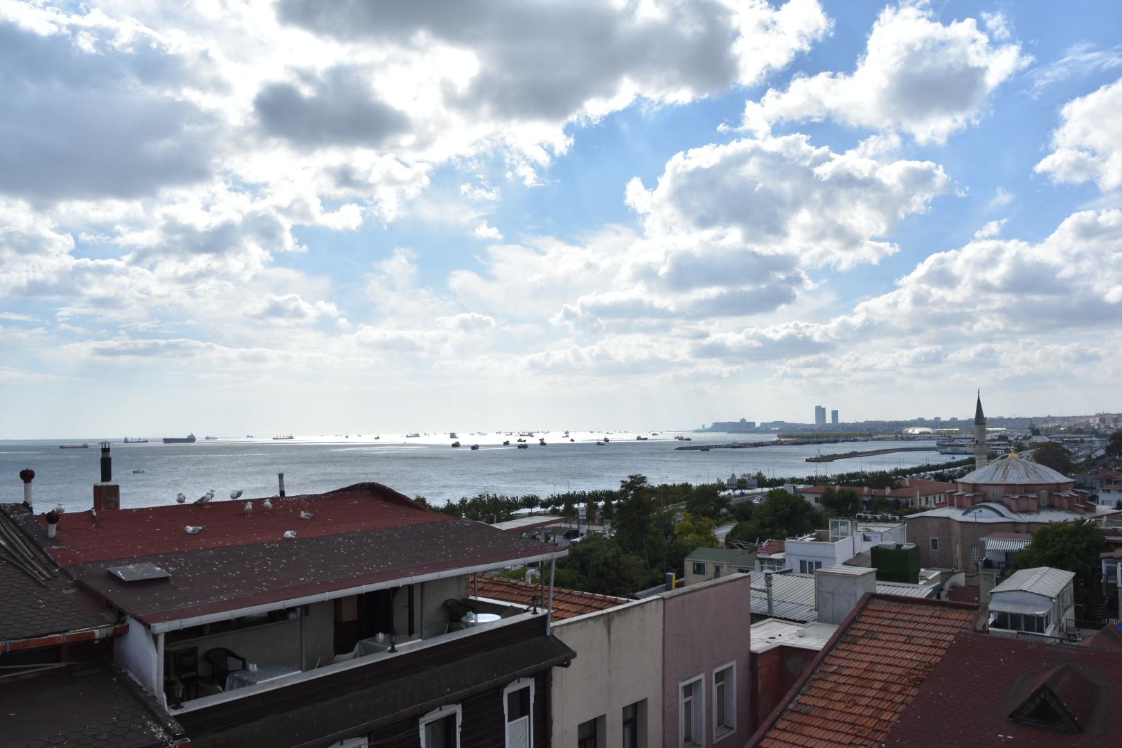 View from roof top terrace.