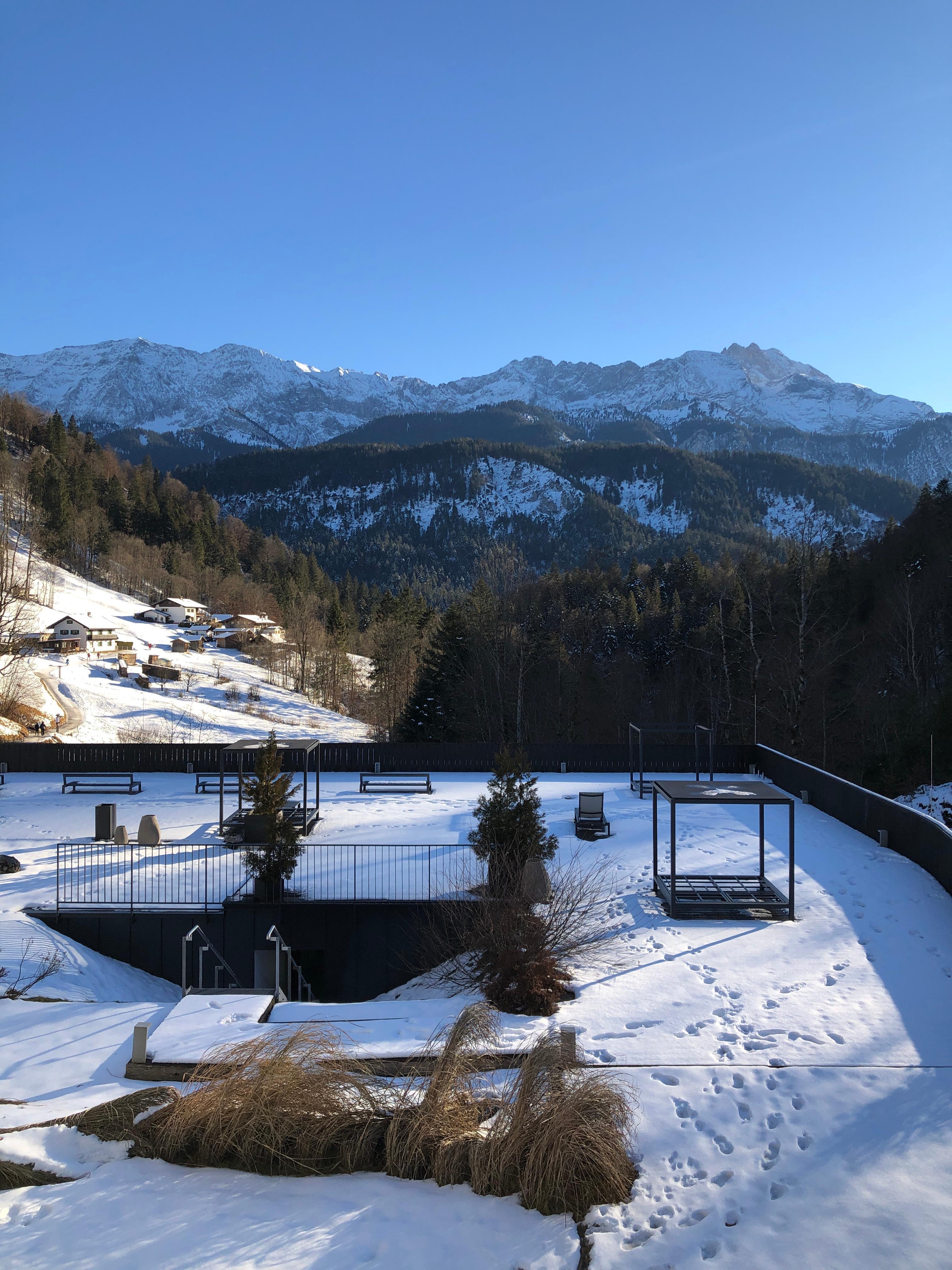 Blick vom Balkon der Junior-Suite