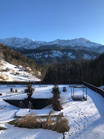 Blick vom Balkon der Junior-Suite