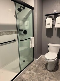 La salle de douche