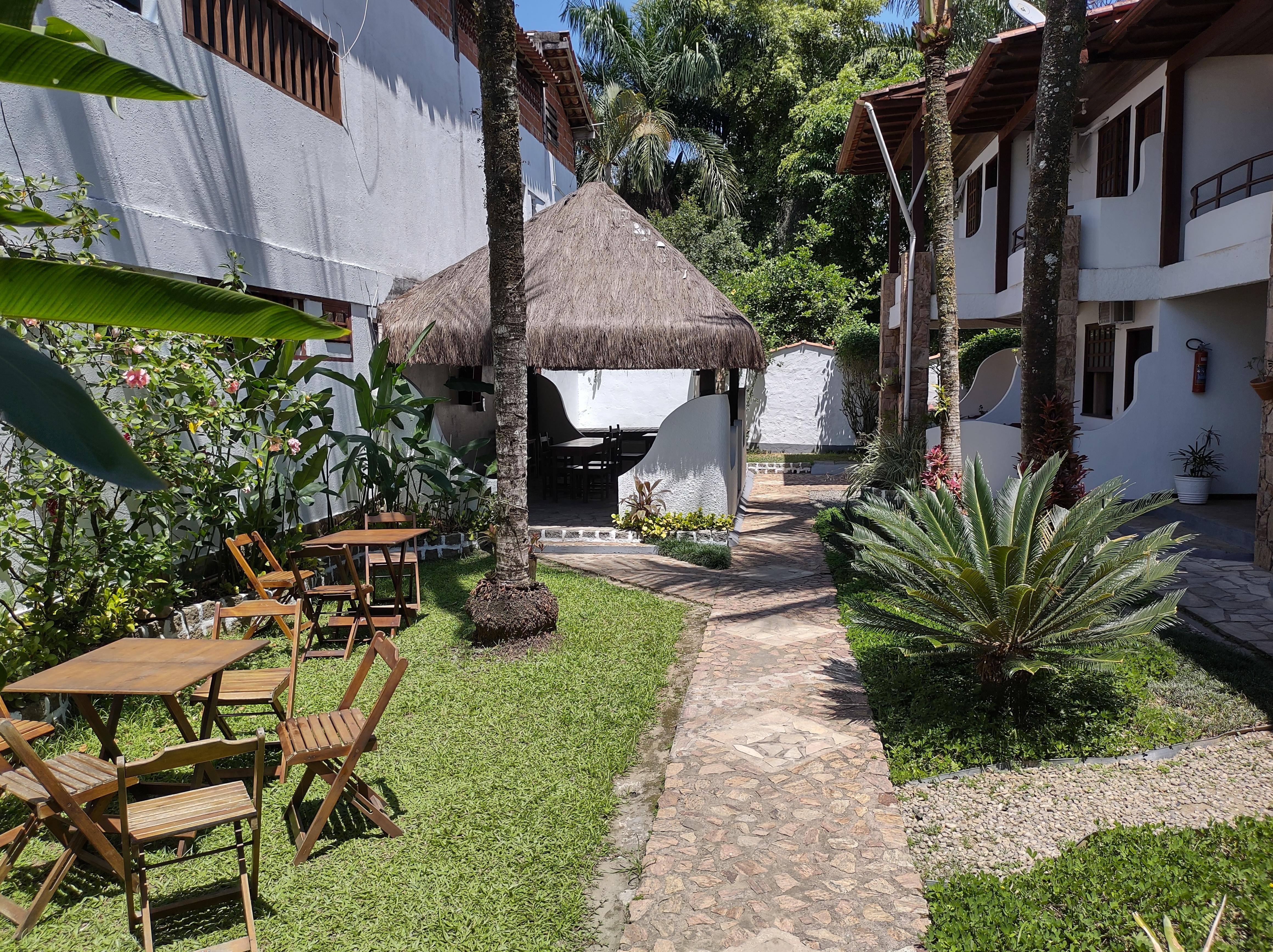 Jardim maravilhoso do hotel