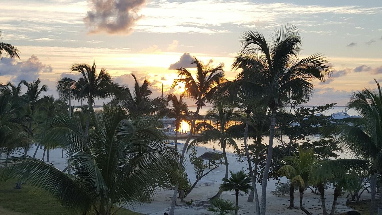 Sunrise view from our room!