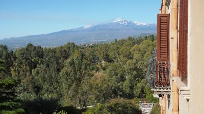 View towards Etna from the room