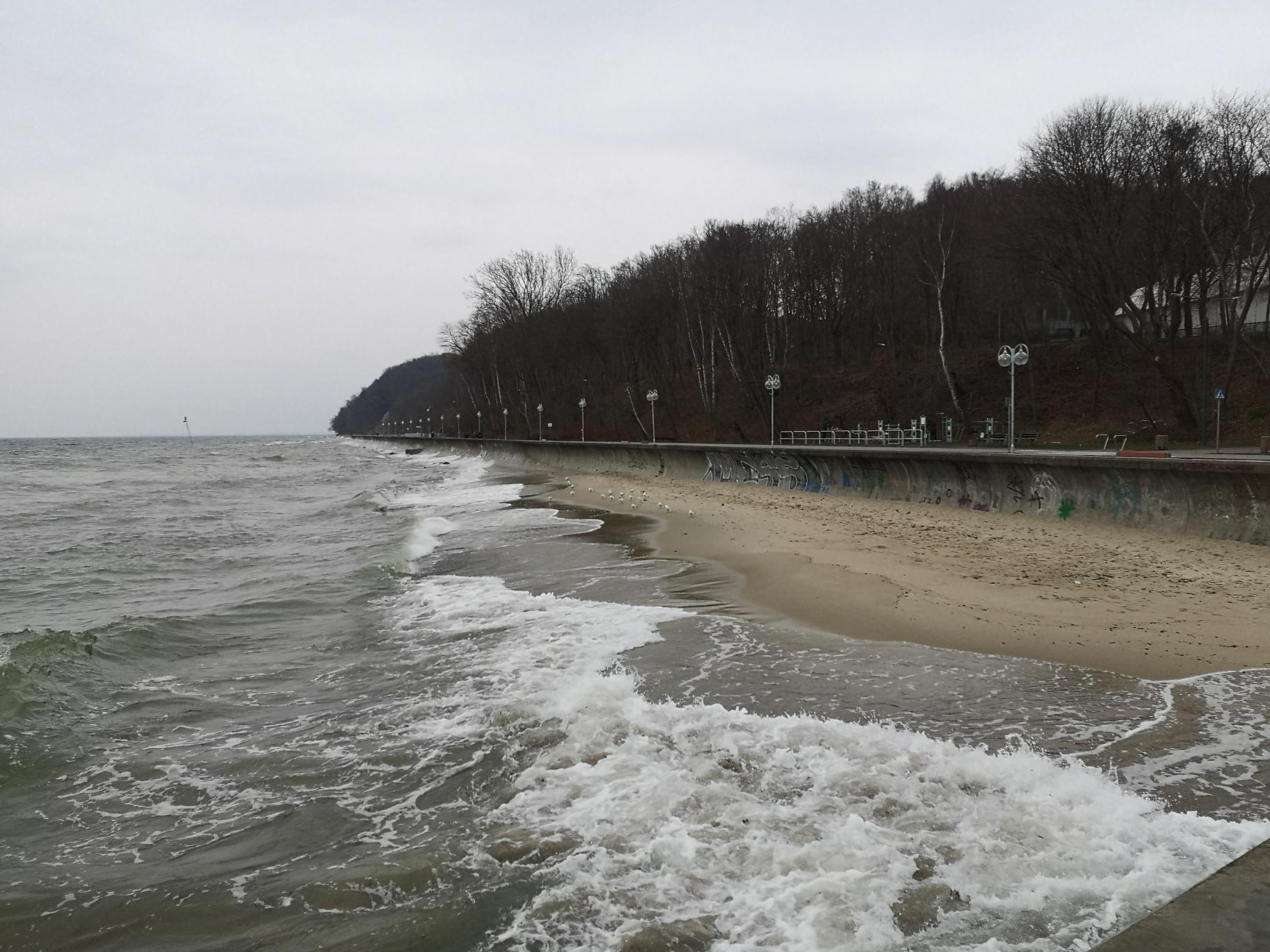 Eastward view from the a pier close to the hotel