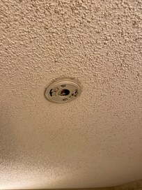 Smoke detector removed.