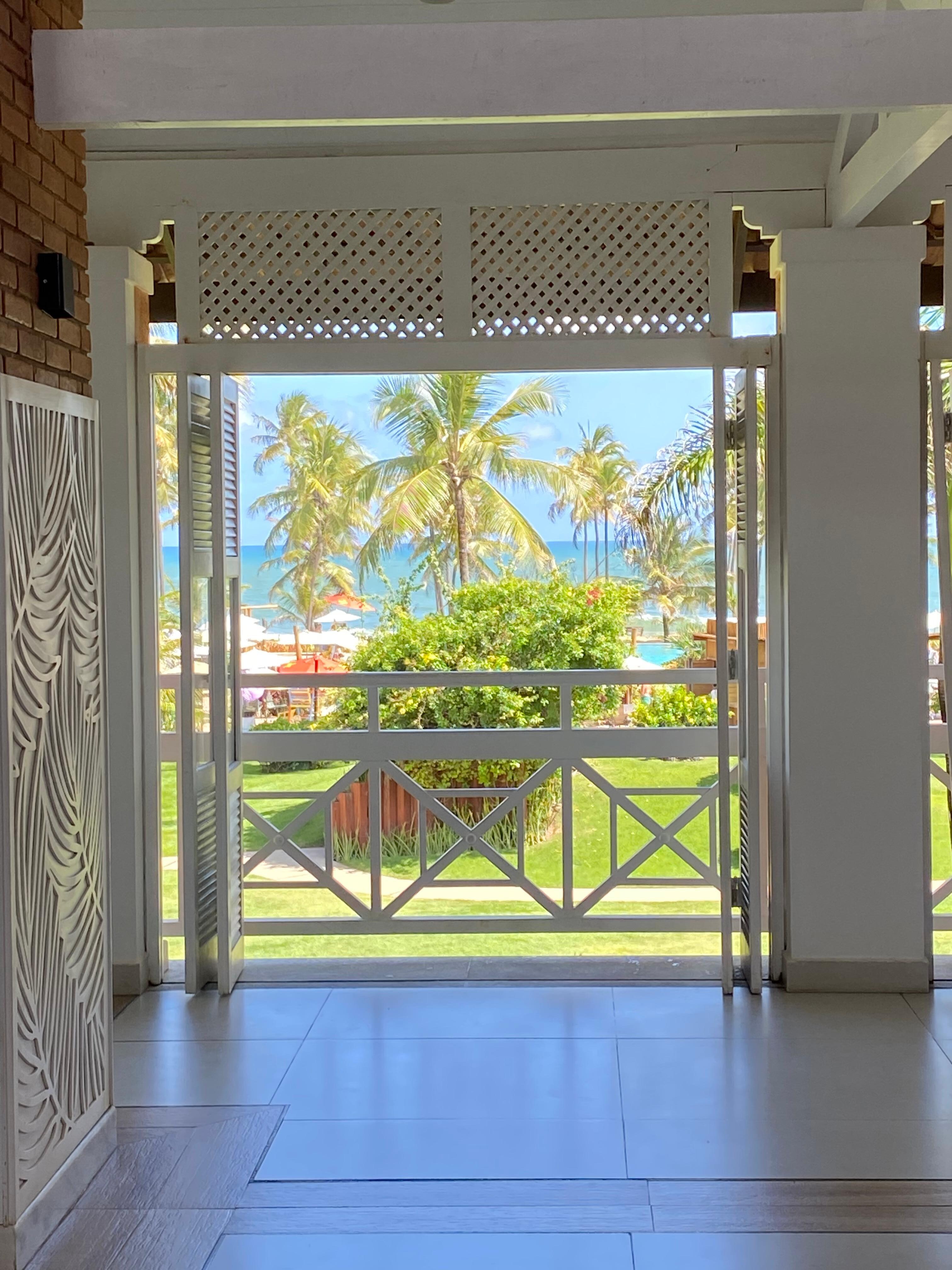 Framed for perfection - view from reception
