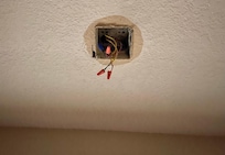 Smoke detector removed