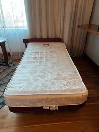 Roll-away bed was, even if confirmed by email before arrival, NOT in the room.