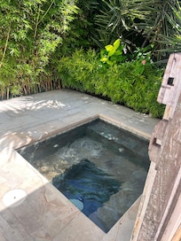 Private villa spa pool