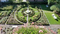 View of the garden from our room