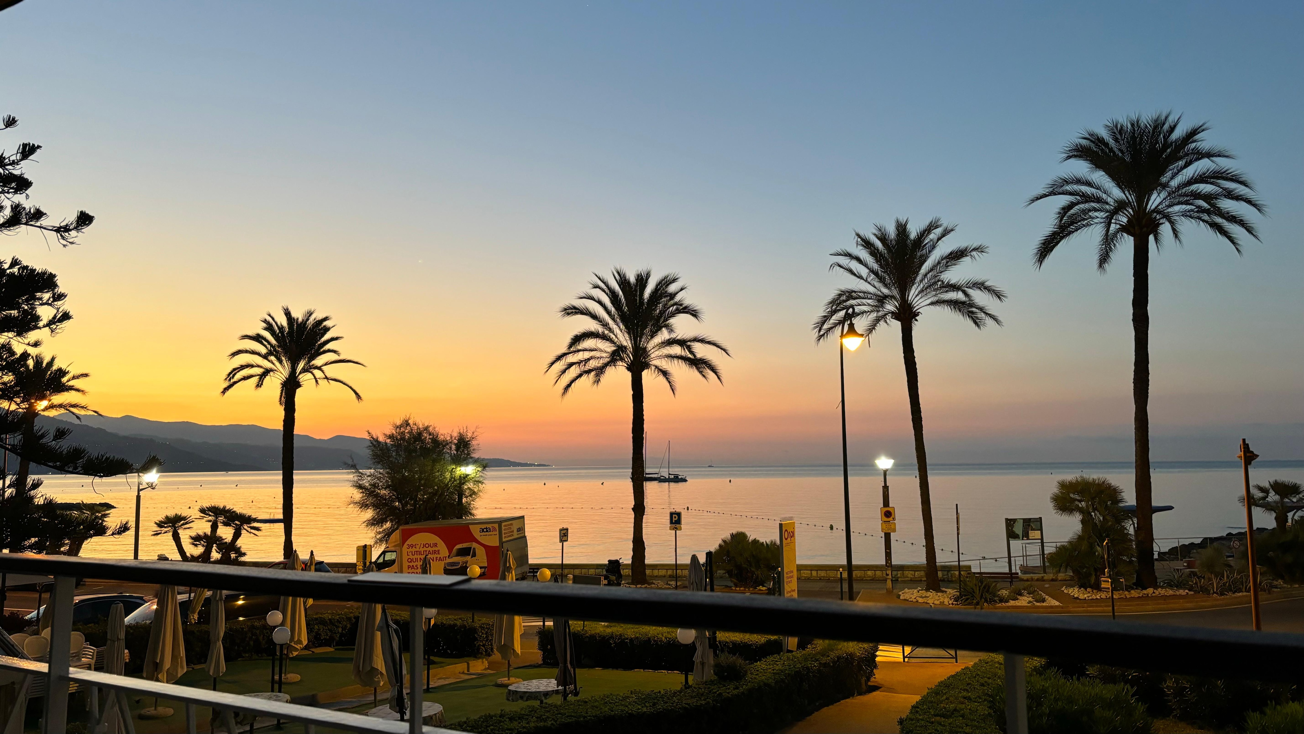 Morgenstund på balkongen 