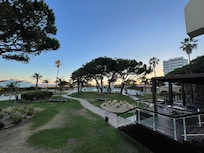 View from the rear of the hotel.