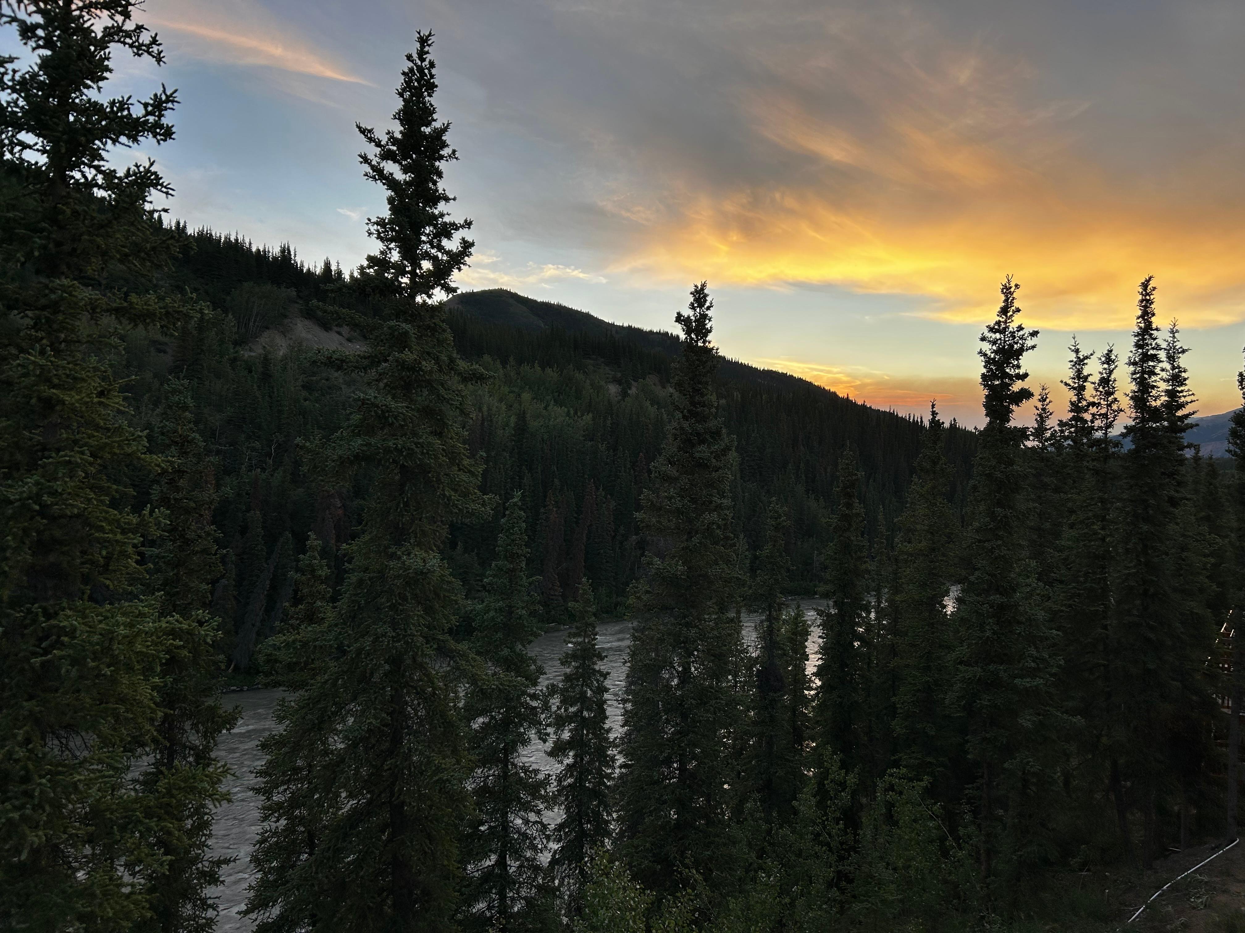 Midnight Sun from our Balcony