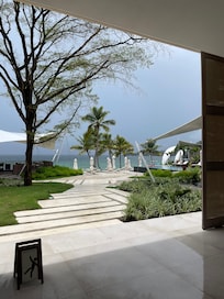 Pool and beach