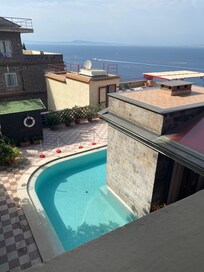 The small pool (did not try it as we used the large pool)