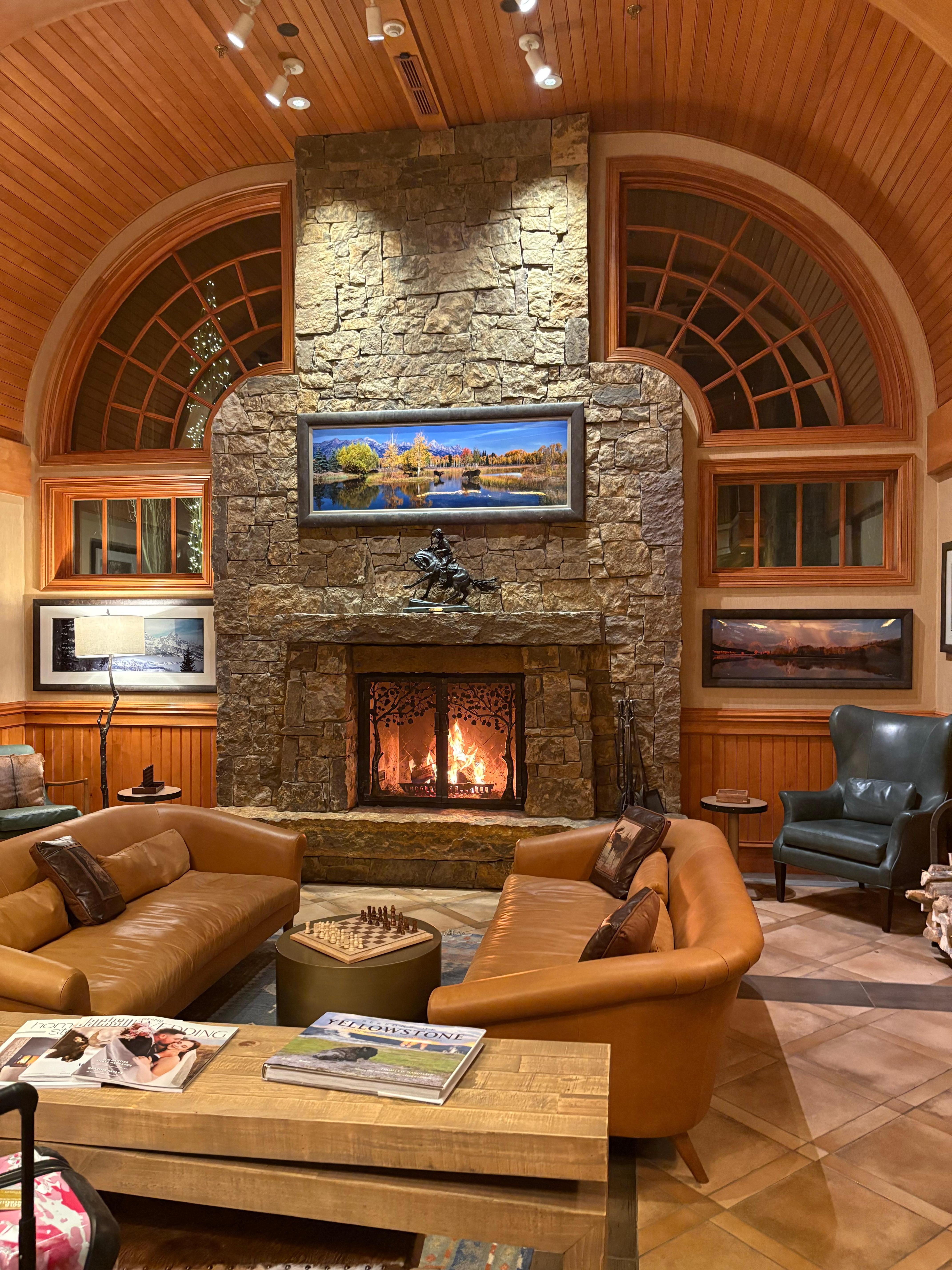 Lobby Fireplace