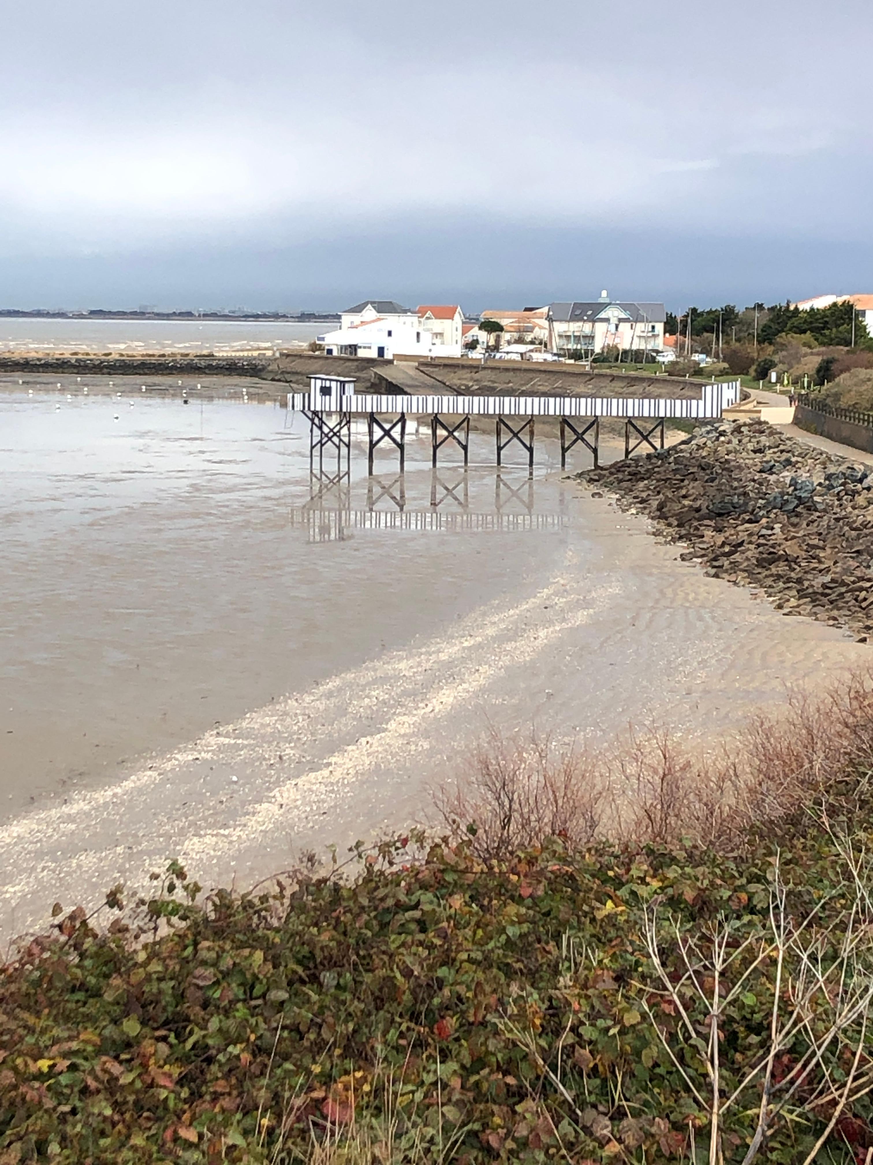 Une promenade juste devant 