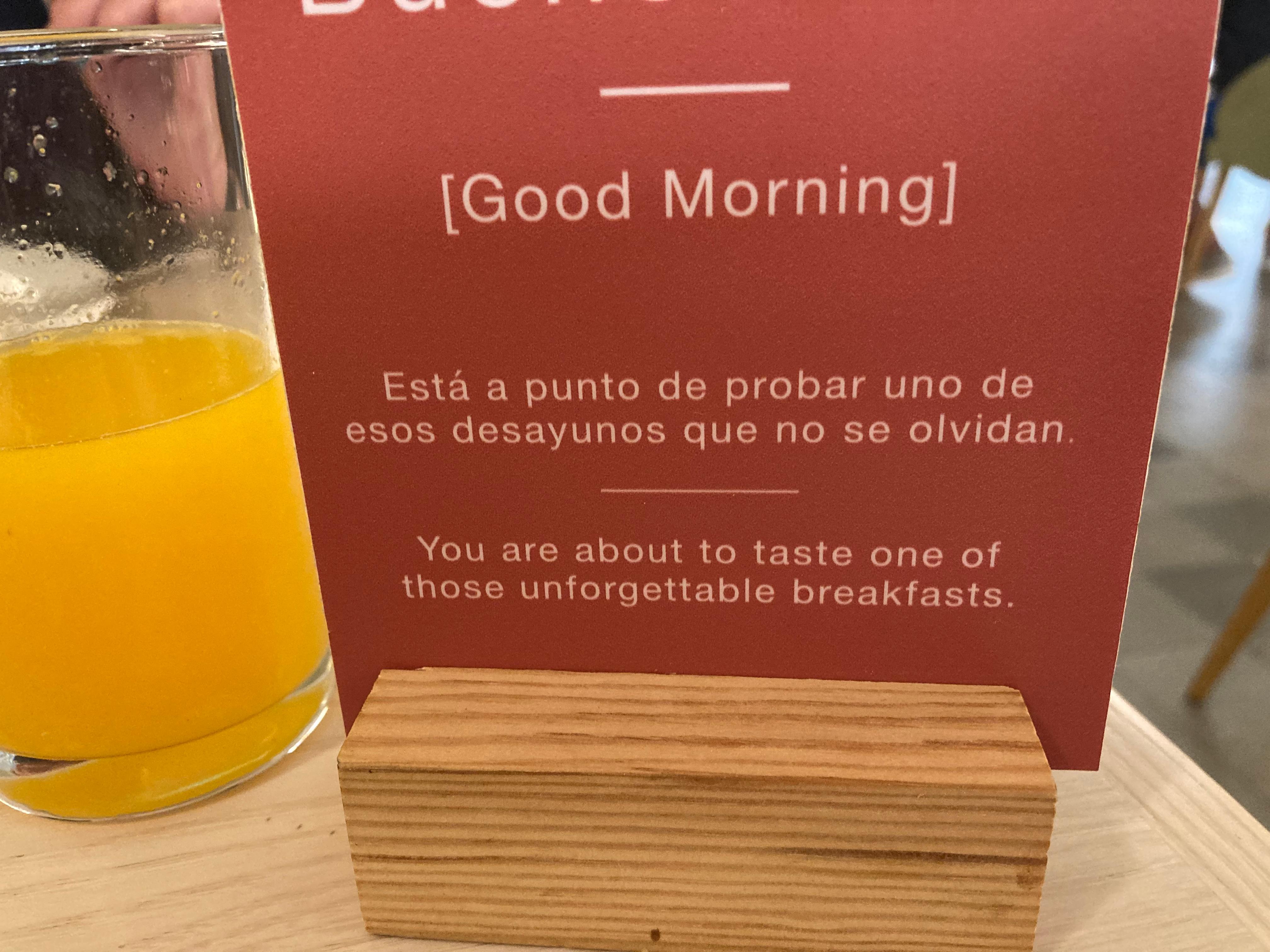 That was very true !!!! It was not a 5 star breakfast.🤔