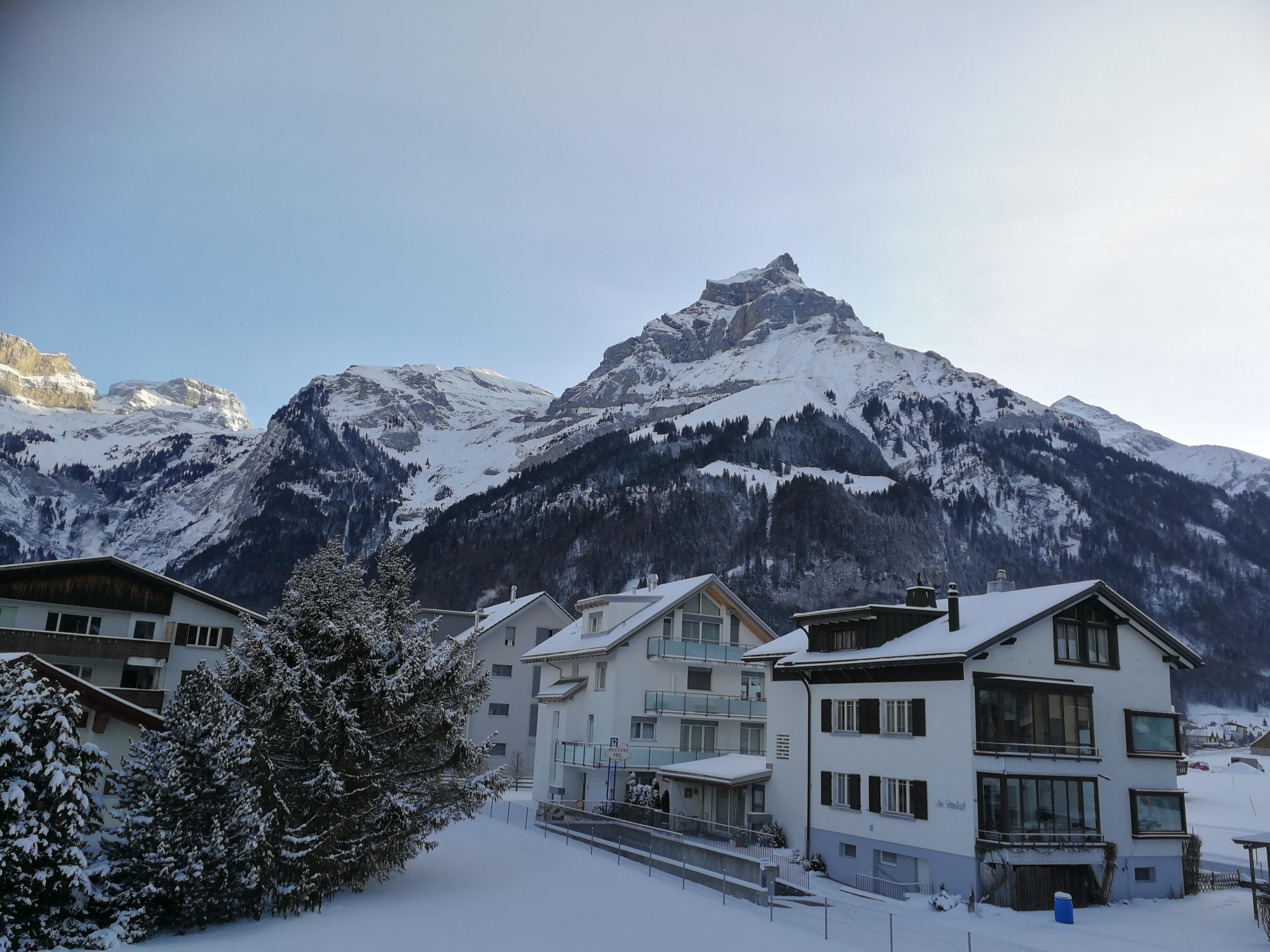 Unser Blick vom Balkon auf den Hahnen