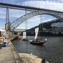 Na Ribeira, o Douro sempre lindo.