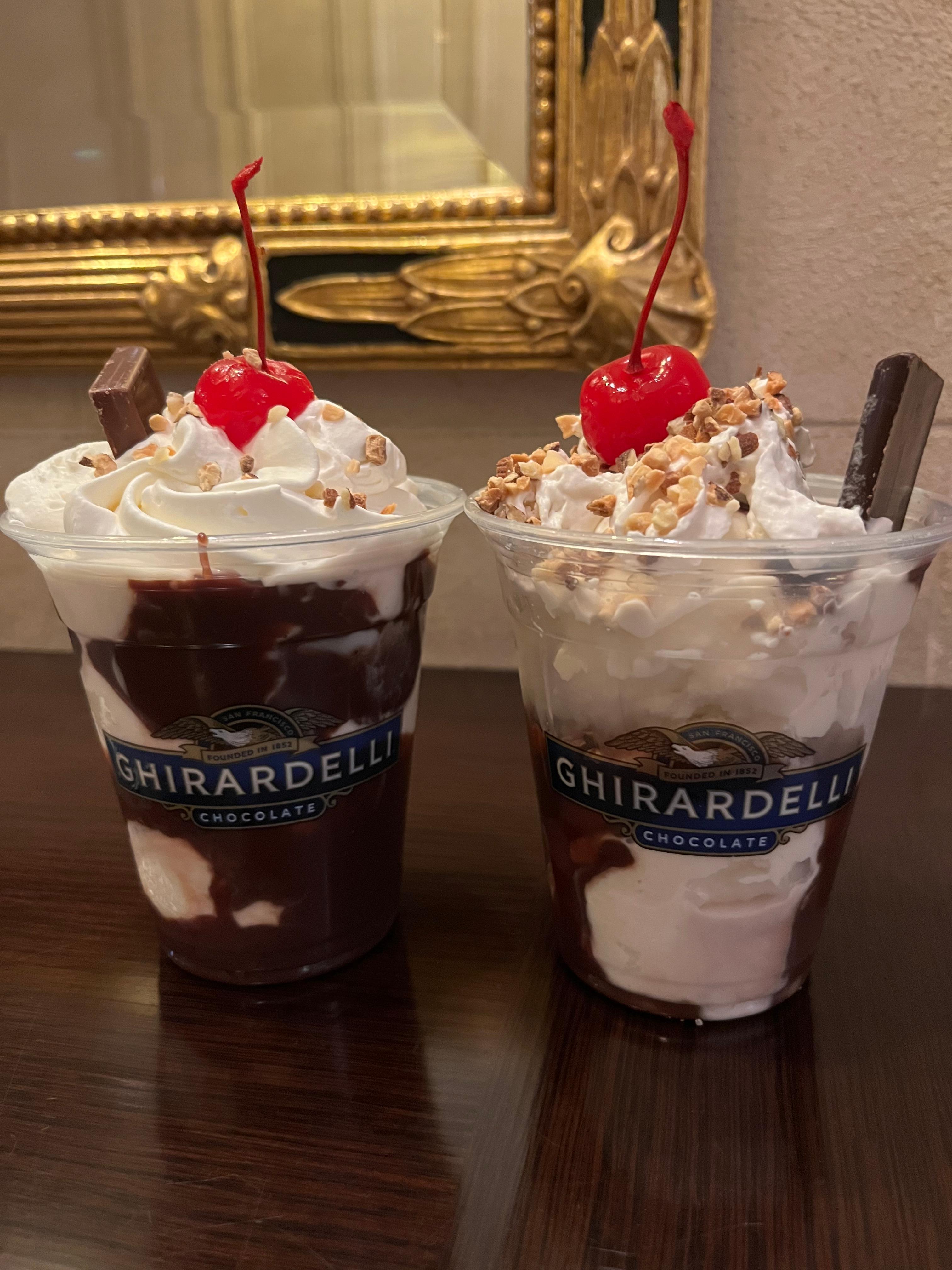 Ghiradelli located inside the hotel 