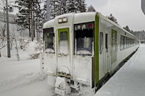 安比高原駅からホテルまで無料送迎…雪深い中に待つホテルのバス…嬉しかった