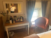 With main room lights on