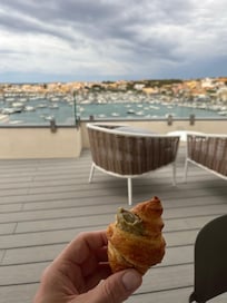 View from the breakfast lounge